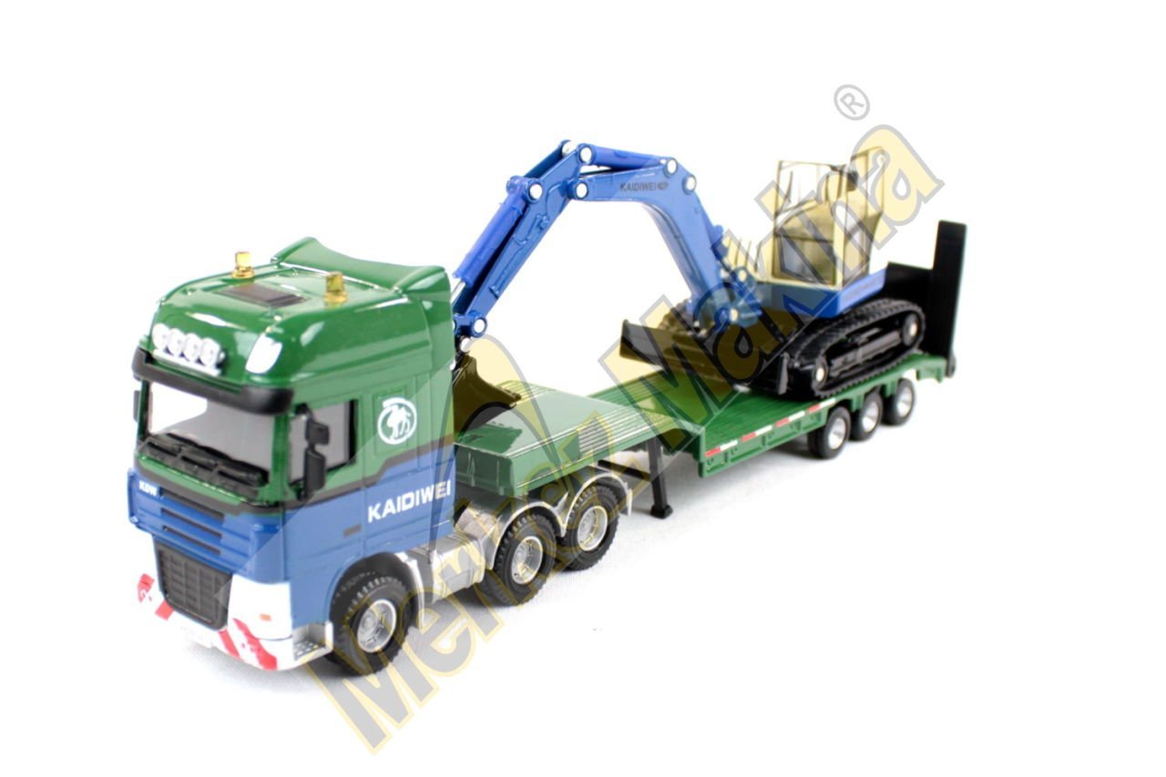 1/50 LOWBED VE MİNİ EKSKAVATÖR Ürün Boyutu :27.2 x 5 x 6.9 cm