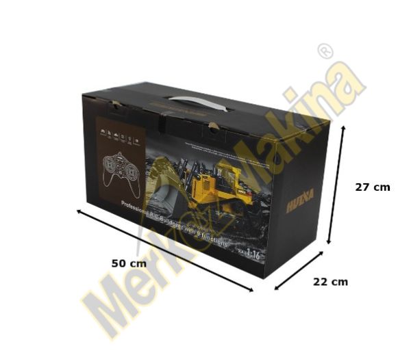 1/16 Ölçek, Dozer, 9 Kanal Uzaktan Kumandalı İş Makinası