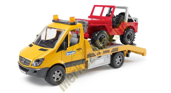 Bruder Mercedes Benz Sprinter Araba Çekici ve Jeep