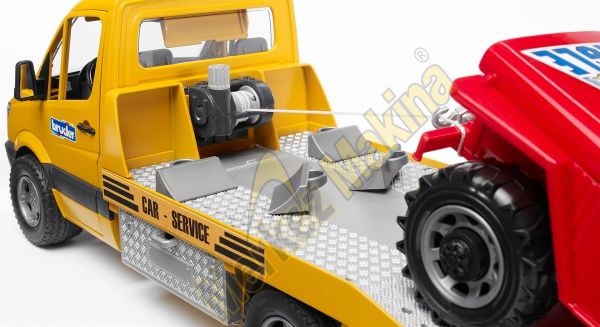 Bruder Mercedes Benz Sprinter Araba Çekici ve Jeep