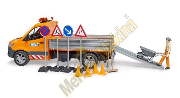 Bruder Mercedes Benz Sprinter Yol Bakım Aracı ve Elemanı