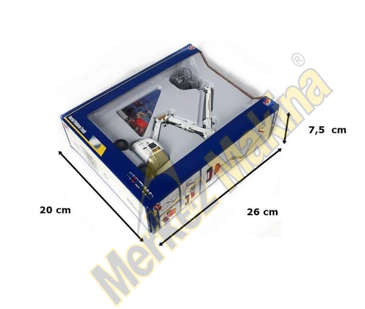 KAIDIWEI 625023 1/87 Yükselen Platformlu İş Aracı Maketi WHİTE