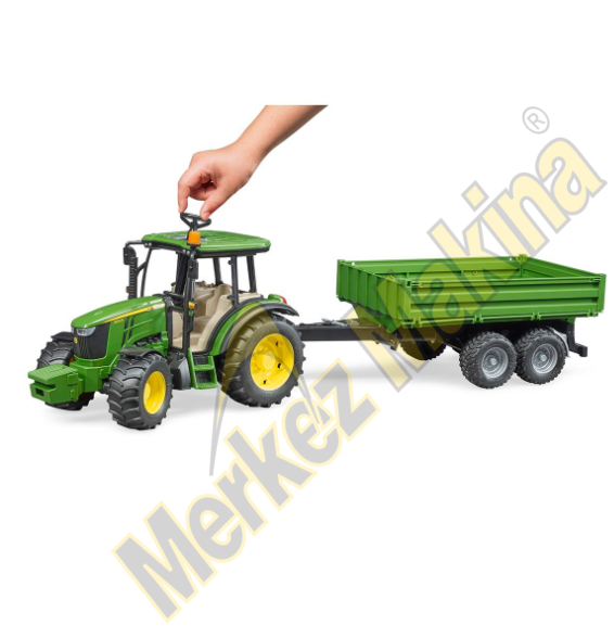 Bruder John Deere 5115 Traktör Römork