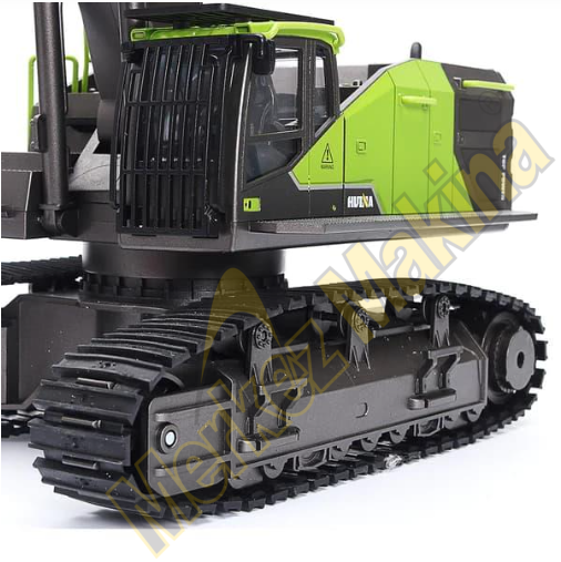 HUINA 1/14 Yüksek Kalite 22 Kanal RC Model Metal Kepçeli Kazıcı Ekskavatör Uzaktan Kumandalı Çok Fonksiyonlu İş Makinası 2.4G Sesli ve Işıklı 1593