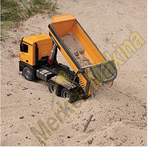 HUINA 1/14 Yüksek Kalite RC Model Damperli Kamyon Uzaktan Kumandalı Metal İş Makinası - 10KG Yükleme Kapasiteli - 2.4G Full Fonksiyon Sesli ve Işıklı - 1573