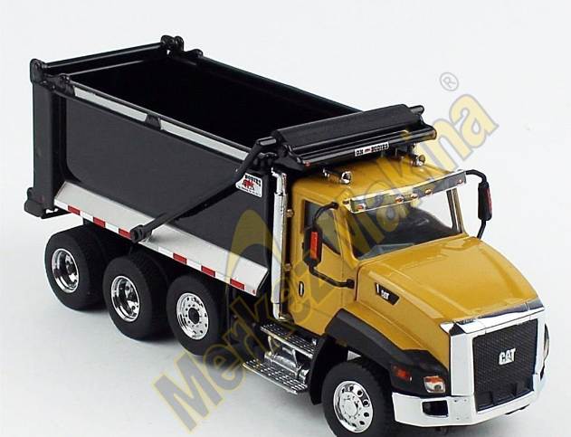 1/50 Ölçek Cat CT660 SBFA Damperli Kamyon, Sergilemeye Hazır Metal İş Makinası Modeli