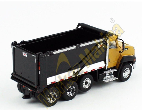 1/50 Ölçek Cat CT660 SBFA Damperli Kamyon, Sergilemeye Hazır Metal İş Makinası Modeli