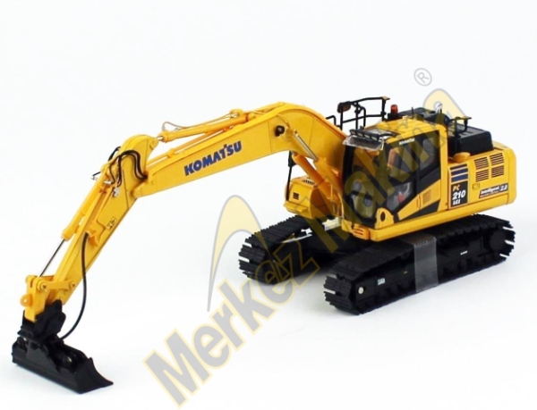 Komatsu PC210 LCİ  2.0 Ekskavatör 1:50 Sergilemeye Hazır Metal İş Makinası Modeli