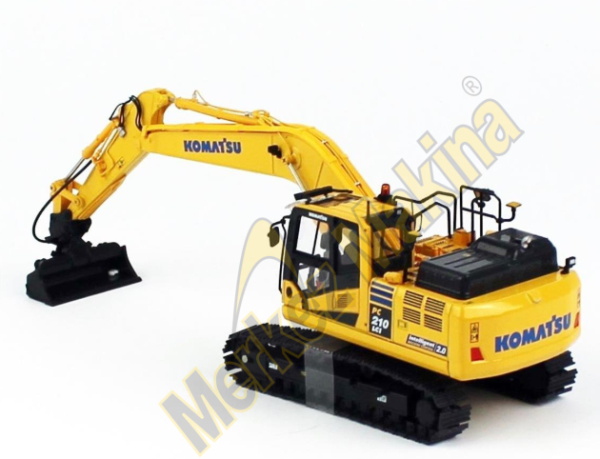 Komatsu PC210 LCİ  2.0 Ekskavatör 1:50 Sergilemeye Hazır Metal İş Makinası Modeli