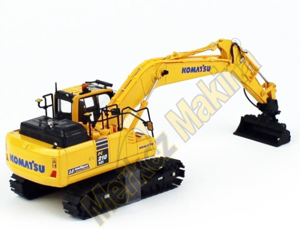 Komatsu PC210 LCİ  2.0 Ekskavatör 1:50 Sergilemeye Hazır Metal İş Makinası Modeli