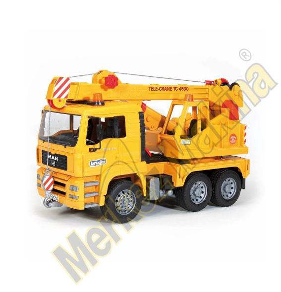 Bruder Man Vinçli Kamyon (Sarı)