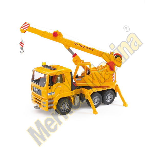 Bruder Man Vinçli Kamyon (Sarı)