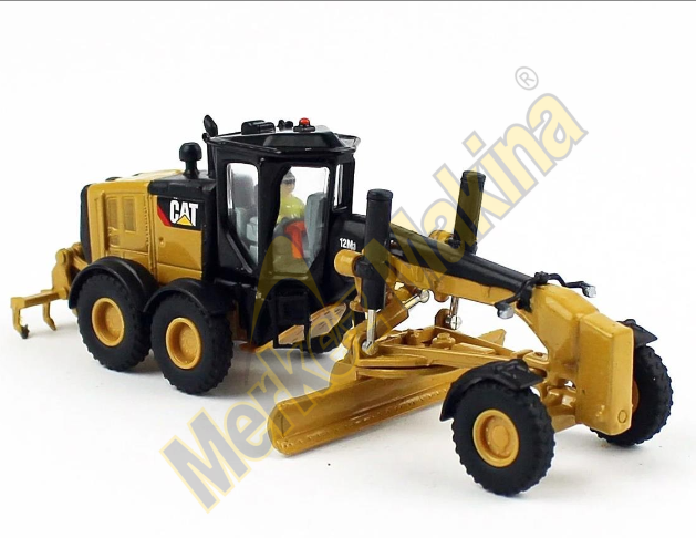 Diecast Masters 85520 1/87 Ölçek, Cat 12M3 Grayder, Sergilemeye Hazır Metal İş Makinası Modeli