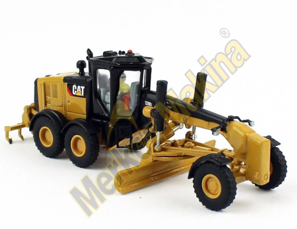 Diecast Masters 85520 1/87 Ölçek, Cat 12M3 Grayder, Sergilemeye Hazır Metal İş Makinası Modeli