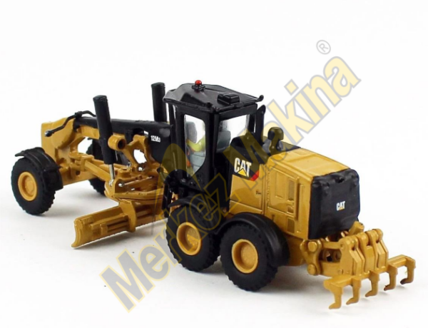 Diecast Masters 85520 1/87 Ölçek, Cat 12M3 Grayder, Sergilemeye Hazır Metal İş Makinası Modeli