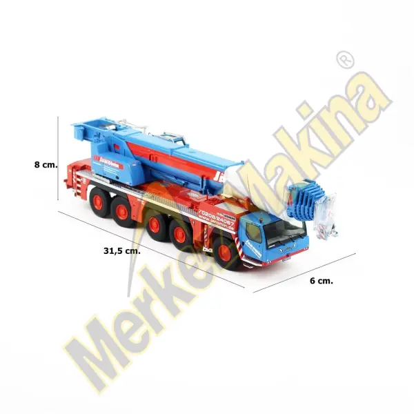 1/50 Ölçek, LIEBHERR LTM1250-5.1, Mobil Vinç (Jaromin), Sergilemeye Hazır Metal Model