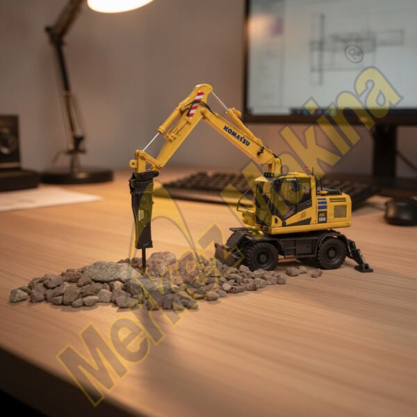 1/50 Ölçek, Komatsu PW180-11 Lastik Tekerli Ekskavatör