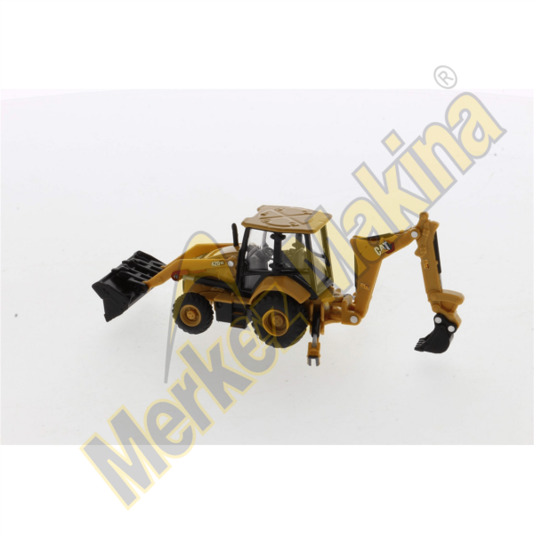 1/64 Ölçek, Cat 420 XE Backhoe Loder, 4 ataşman ile bekoloder 85765